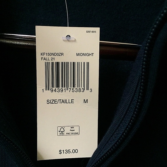 Michael Kors Midnight Turtleneck 1/4 Zip Up MK - Picture 8 of 14